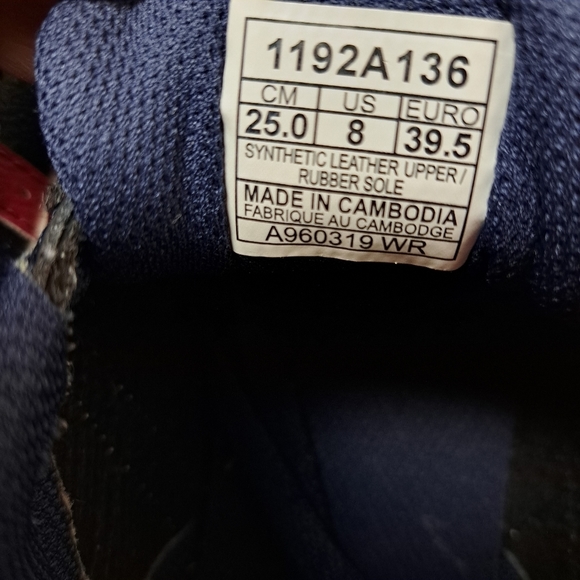 ASICS Women's Navy and Pink Sneakers - Picture 7 of 10